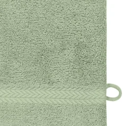 Lot de 3 gants de toilette 550 g/m² Sauge 16x22 cm LUXURY