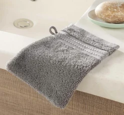 Lot de 2 gants de toilette en coton