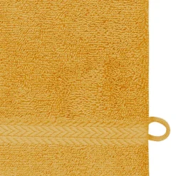 Lot de 3 gants de toilette 550 g/m² Safran 16x22 cm LUXURY