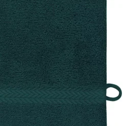 Lot de 3 gants de toilette 550 g/m² Petrol 16x22 cm LUXURY