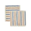 Lot de 2 gants de toilette marron en coton organique h30x30cm