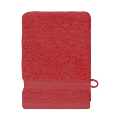 Lot de 3 gants de toilette 550 g/m² Rubis 16x22 cm LUXURY