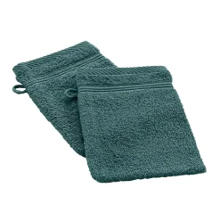 Lot de 2 gants de toilette 15 x 21 cm Tendresse orage
