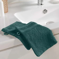 Lot de 2 gants de toilette 15 x 21 cm Tendresse orage