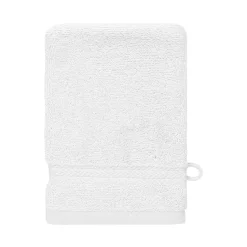 Lot de 3 gants de toilette 550 g/m² Blanc 16x22 cm LUXURY