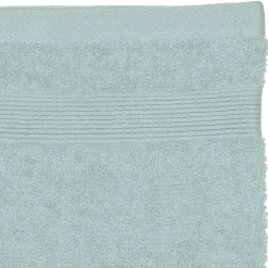 Lot de 2 gants de toilette - coton 450 gr/m² - bleu givre 15x21 cm - Atmosphera