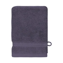 Lot de 3 gants de toilette 550 g/m² Myrtille 16x22 cm LUXURY