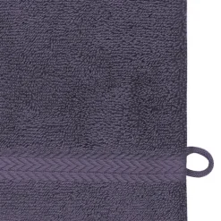 Lot de 3 gants de toilette 550 g/m² Myrtille 16x22 cm LUXURY