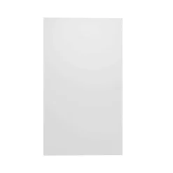 Lot de 2 panneaux muraux de douche Blanc en aluminium avec 1 profilés, L40xL100xH210 cm ,protection murale,antimoisissure