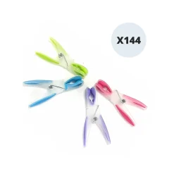 Lot de 144 pinces à linge bimatière MSV