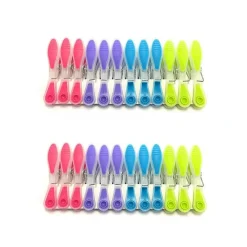 Lot de 144 pinces à linge bimatière MSV