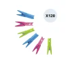 Lot de 120 pinces à linge plastique MSV