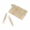 Lot de 12 Pinces à Linge "Bois" 10cm Naturel
