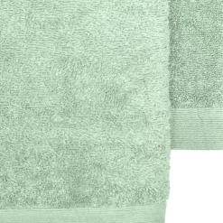 Lot de 2 serviettes de toilette 500 g/m² Menthe 50x90 cm STUDIO