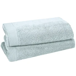 Lot de 2 serviettes de toilette 500 g/m² Nuage 50x90 cm STUDIO