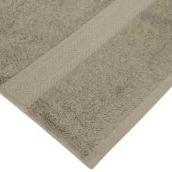 Lot de 3 serviettes invité 550 g/m² Mastic 30x50 cm LUXURY