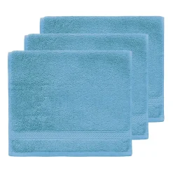 Lot de 3 serviettes invité 550 g/m² Cobalt 30x50 cm LUXURY