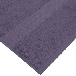 Lot de 3 serviettes invité 550 g/m² Myrtille 30x50 cm LUXURY
