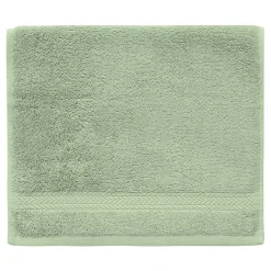 Lot de 3 serviettes invité 550 g/m² Sauge 30x50 cm LUXURY