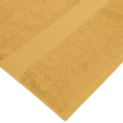 Lot de 3 serviettes invité 550 g/m² Caramel 30x50 cm LUXURY