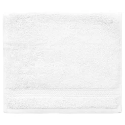 Lot de 3 serviettes invité 550 g/m² Blanc 30x50 cm LUXURY