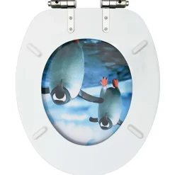 Lot de deux sièges abattants WC mdf Helloshop26