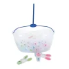 Lot Panier + 24 pinces à linge bi-matière MSV