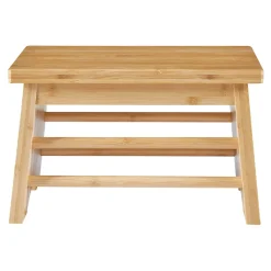 Marchepied Ryslinge bambou 33 x 22 x 20 cm naturel en.casa