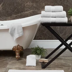 Maxi drap de bain 550 g/m² Blanc 100x150 cm LUXURY
