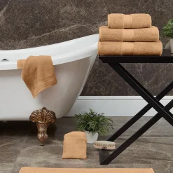 Maxi drap de bain 550 g/m² Pêche 100x150 cm LUXURY
