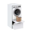 Meuble armoire pour machine à laver T-BATH 67,2x144cm blanc