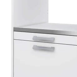 Meuble armoire pour machine à laver T-BATH 67,2x144cm blanc