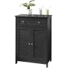 Meuble Bas de Salle de Bain avec Tiroir, Buffet Commode, FRG238-DG, SoBuy