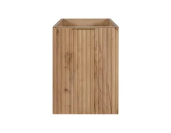 Meuble bas de salle de bain à suspendre avec une porte FLOW CHÊNE 40 cm