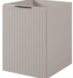 Meuble bas de salle de bain à suspendre avec une porte FLOW CACHEMIRE 40 cm