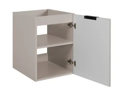 Meuble bas de salle de bain à suspendre avec une porte FLOW CACHEMIRE 40 cm