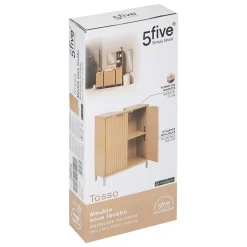 Meuble bas Tasso sous lavabo effet bois naturel - Beige- 5five