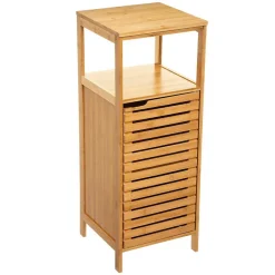 Meuble colonne 1 porte Bambou Sicela - 5Five