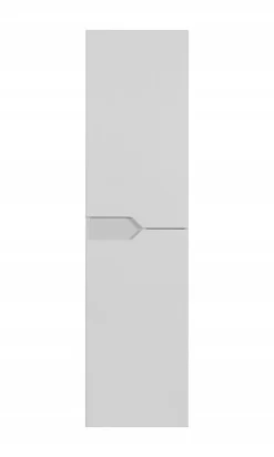 Meuble colonne de salle de bain suspendu MODERN blanc 35 x 136 cm