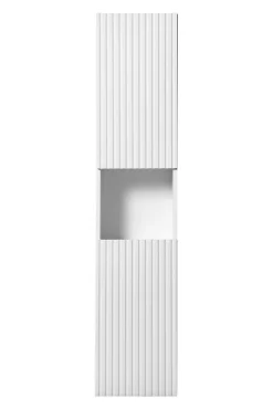 Meuble colonne de salle de bain à suspendre NOVA BLANC 30 X 140 cm