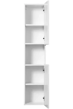 Meuble colonne de salle de bain à suspendre NOVA BLANC 30 X 140 cm