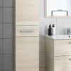 Meuble colonne de salle de bains l.35 cm effet bois Ondise