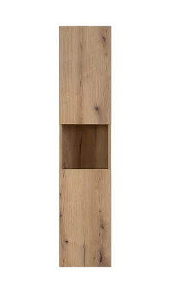 Meuble colonne de salle de bain à suspendre NOVA OAK 30 X 140 cm