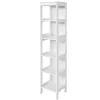 Meuble Colonne de Salle de Bain Armoire Haute étagère avec 6 étagères, BZR14-W, SoBuy