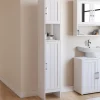 Meuble colonne salle de bain WALDO 2 portes blanc