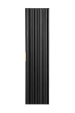 Meuble colonne suspendu de salle de bain ADEL NOIR 35 x 140 cm