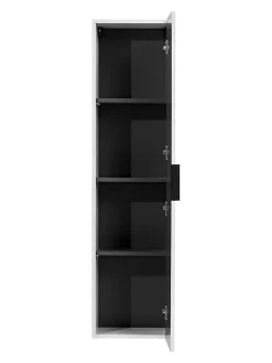 Meuble colonne suspendu de salle de bain ADEL BLANC 35 x 140 cm