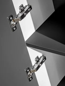 Meuble colonne suspendu de salle de bain ADEL BLANC 35 x 140 cm