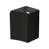 Meuble complément sous vasque graphite mat Vague 34 cm version droite