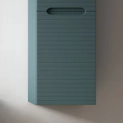 Meuble d'appoint de salle de bain BOREAL 35x27 cm finition BLEU OCÉAN mat à suspendre Kibath